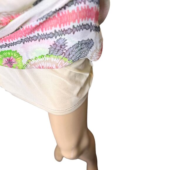 Ark & Co Floral Midi Dress Cutout Back & Bell Sleeves Boho Chic Resort Small - Picture 6 of 11